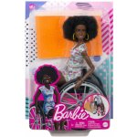 Barbie Modelka 194 na invalidním vozíku v overalu se srdíčky – Zboží Dáma