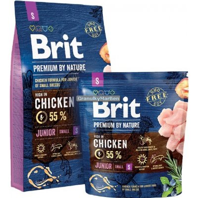 Brit Premium by Nature Junior S 16 kg – Zboží Mobilmania