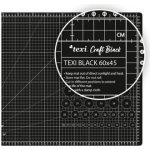 Řezací podložka TEXI BLACK 5 vrstvá velikost 60 x 45 cm – Sleviste.cz