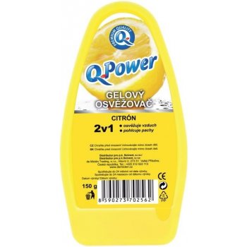 Q power gelový osvěžovač 2v1 citrón 150 g