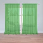 Sablio Záclony Irská zelená: 2ks 150x250cm – Hledejceny.cz