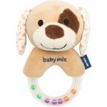 Baby Mix chrastítko pejsek hnědý – Sleviste.cz