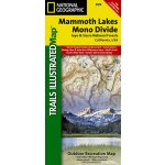 Mammoth Lakes Mono Divide národní park Kalifornie turistická mapa GPS komp. N – Sleviste.cz