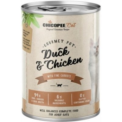 Chicopee Cat Gourmet Pot Duck & Chicken 195 g