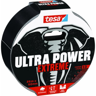 Tesa Ultra Power Extreme opravná páska 25 m x 50 mm černá – Sleviste.cz