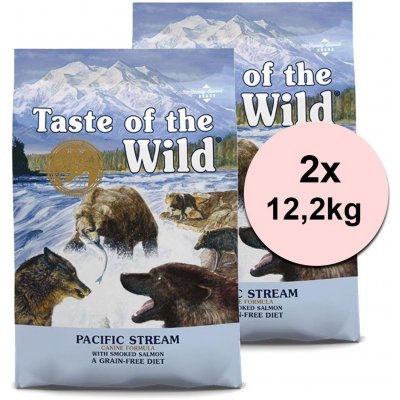 Taste of the Wild Pacific Stream 2 x 12,2 kg – Hledejceny.cz