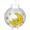 Lampion Wiky Lampion 20 cm Měsíc a hvězdy na baterie