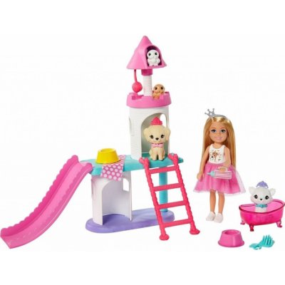 Barbie Chelsea a hřiště pro zvířátka – Zboží Mobilmania