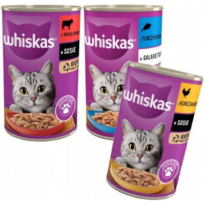 Whiskas mix příchutí 9,6 kg