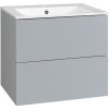 Koupelnový nábytek EBS KUBA Skříňka Slim 61 cm, perlově šedá 1 set