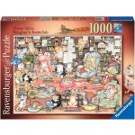RAVENSBURGER Crazy Cats: Bingleyho knižní klub 1000 dílků – Hledejceny.cz