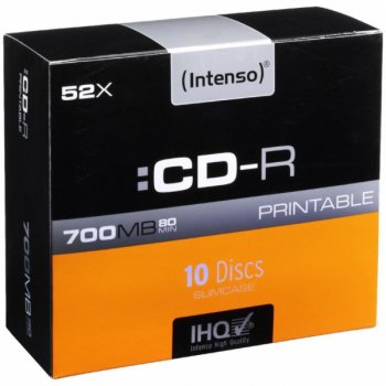 Intenso CD-R 700MB 52x, 10ks (1801622)