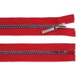 Duhový kostěný zip šíře 5 mm délka 80 cm 148 červená – Hledejceny.cz