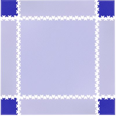 inSPORTline Rohy pro podložku Simple 4ks modré – Sleviste.cz