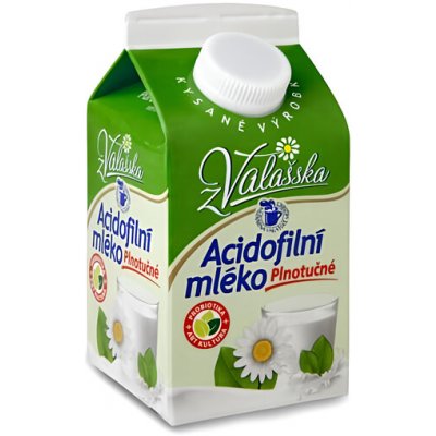 Mlékárna ValMez Acidofilní mléko plnotučné 500g – Sleviste.cz