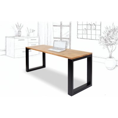 Wooded Pracovní stůl Rochester z masivu DUB Velikost stolu: 170 x 65 cm +2.000 Kč – Zboží Dáma