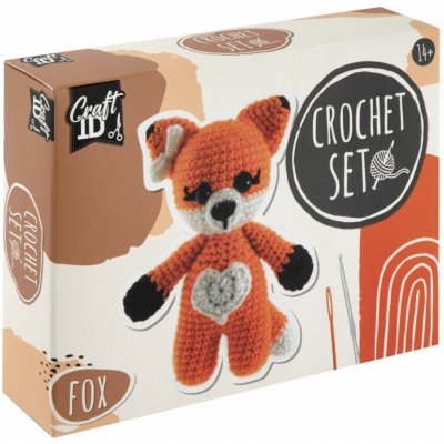 Grafix Háčkovaná liška 13x8,5x17 cm – Sleviste.cz