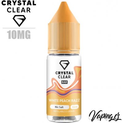 Crystal Salt bílá broskev 10 ml 10 mg