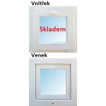 Soft plastové okno 40x40 cm bílé, sklopné – Hledejceny.cz