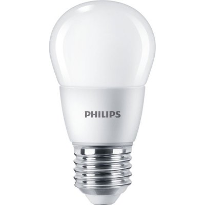 Philips LED kapka P48 7W/60W E27 4000K 806lm NonDim 15Y opál˙ – Hledejceny.cz