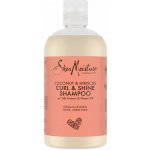 Shea Moisture Coconut & Hibiscus Curl & Shine Shampoopro podporu vln a lesku 384 ml – Zboží Mobilmania