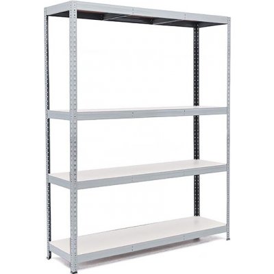 Trestles RH Regál 2000 x 1400 x 600 mm 4 police šedá – Zboží Mobilmania
