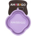 Amarago silikonová skládací miska 1000 ml fialová – Zboží Dáma