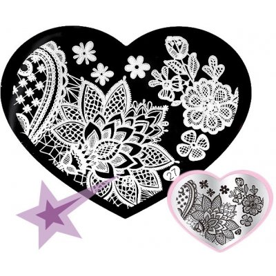 Starnails Razítkovací destička S27 Krajka – Zboží Dáma