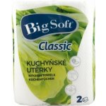 Big Soft Classic 2 vrstvy kuchyňské papírové utěrky, 2 x 51 útržků, 2 role – Zbozi.Blesk.cz