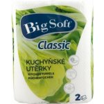 Big Soft Classic 2 vrstvy kuchyňské papírové utěrky, 2 x 51 útržků, 2 role – Zboží Dáma