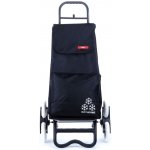 Helios C9 Nákupní taška na kolečkách do schodů, modrá černá – Zboží Dáma