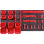 KISTENBERG Závěsný panel s 10 boxy a 22 držáky na nářadí ORDERLINE 800x165x400 – Zboží Mobilmania