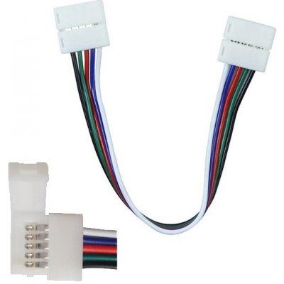 V-TAC Flexibilní konektor na napájení LED pásků 5050-RGB+W SKU2587 – Zboží Mobilmania