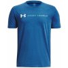 Dětské sportovní tričko Under Armour B Logo Wordmark SS s krátkým rukávem blu