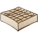 HomePRO AG126F Organizér do zásuvky 32x32x10 cm 24 přihrádek béžová – Zbozi.Blesk.cz