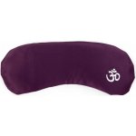 Bodhi Yoga Bodhi meditační polštář na oči OM s organickou levandulí 23 cm Baklažánová – Zboží Dáma