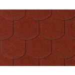 GT Samolepicí asfaltový šindel Uni Strong bobrovka červená 1 m2 – Zboží Mobilmania
