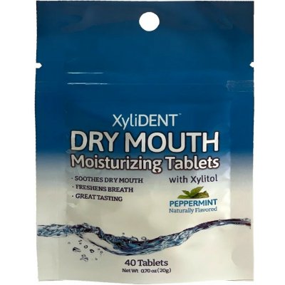 XyliDENT zvlhčující pastilky peppermint 40 ks – Hledejceny.cz