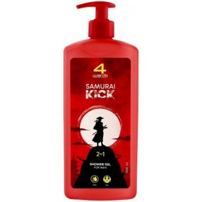 4Ward Sprchový gel Samurai Kick 1 000 ml – Sleviste.cz