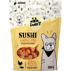 VetExpert Mr.Bandit pochoutka SUSHI kuře a ryba 500 g