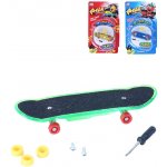 Skateboard prstový šroubovací set s doplňky na baterie 3 druhy Světlo – Sleviste.cz