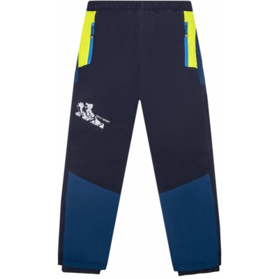 Wolf B2273 chlapecké šusťákové kalhoty zateplené tmavě modrá petrol – Hledejceny.cz