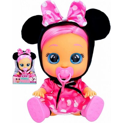 IMC Toys Cry Baby Dressy Minnie 30 cm – Zboží Mobilmania