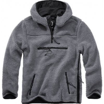 Brandit pulovr Teddyfleece Worker Pullover antracitová – Zboží Dáma