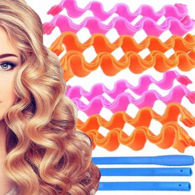 Natáčky na vlasy na suchý zip, gumové Magic Leverag 60 ks – Zboží Dáma