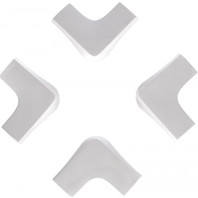 ZOPA Gumová ochrana rohů 4 ks XL White – Zboží Dáma