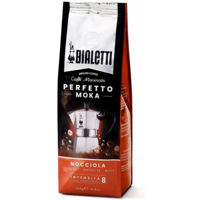 Bialetti Perfetto Moka Hazelnut mletá 80% Arabica 20% Robusta 250 g – Sleviste.cz