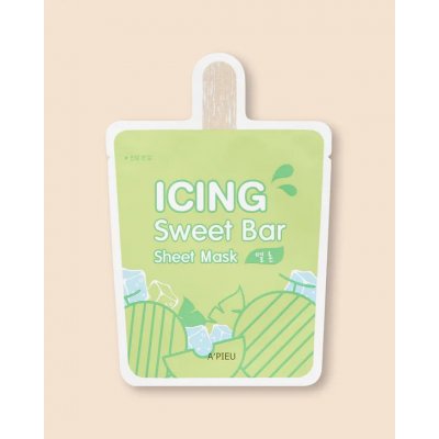 A'Pieu Icing Sweet Bar Sheet Mask Melon jednorázová plátýnková maska s melounem 21 g – Zbozi.Blesk.cz