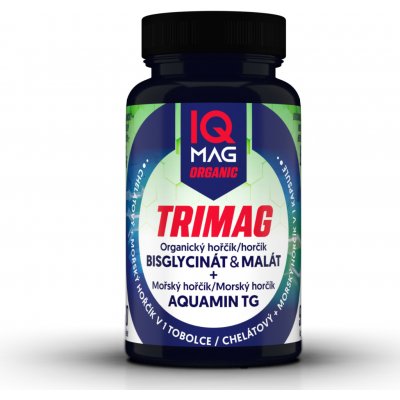 IQ Mag organic TRIMAG s mořským hořčíkem 90 tobolek – Hledejceny.cz