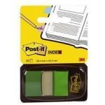 3M POSTIT Samolepicí záložky se zásobníkem, zelená, 25 x 43 mm, 50 listů, 3M POSTIT 7000029856 ,balení 50 ks – Hledejceny.cz